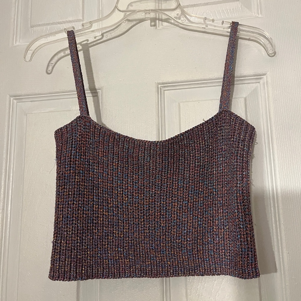 FashionNova glitter crop top